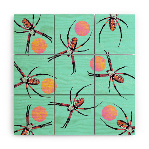 Elisabeth Fredriksson Spiders 3 v2 Wood Wall Mural