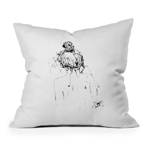 Elodie Bachelier The Ava Outdoor Throw Pillow
