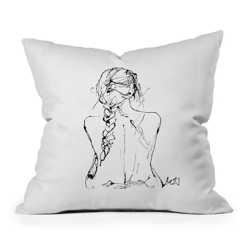 Elodie Bachelier The Chloe Outdoor Throw Pillow