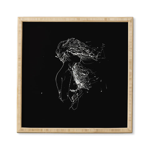 Elodie Bachelier Val by night Framed Wall Art