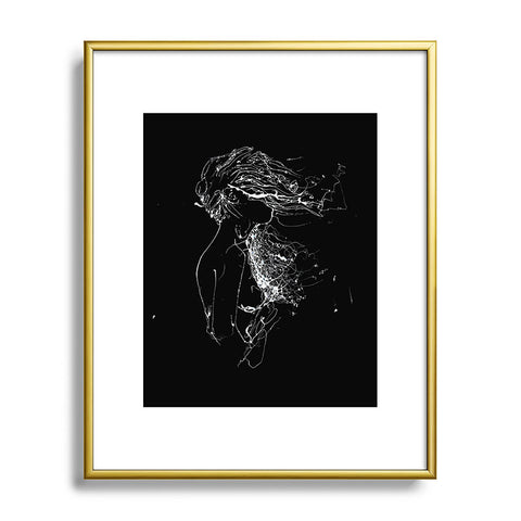 Elodie Bachelier Val by night Metal Framed Art Print