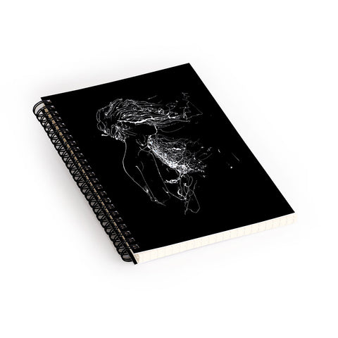 Elodie Bachelier Val by night Spiral Notebook