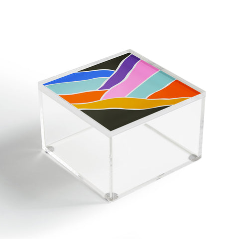 Emanuela Carratoni Abstract Bold Landscape Acrylic Box