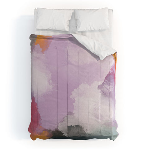 Emanuela Carratoni Abstract Colors 1 Comforter