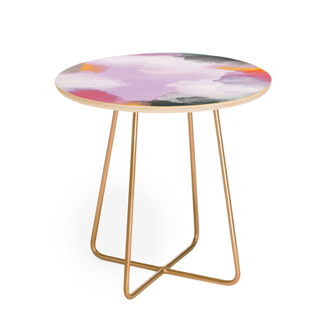 Emanuela Carratoni Abstract Colors 1 Round Side Table