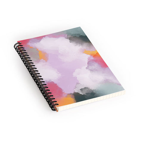 Emanuela Carratoni Abstract Colors 1 Spiral Notebook