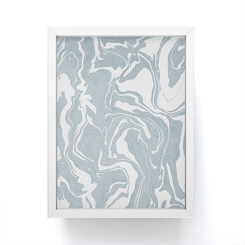 Emanuela Carratoni Abstract Liquid Texture Framed Mini Art Print