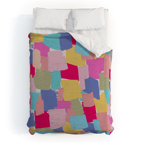 Emanuela Carratoni Abstract Painting 2 Duvet Cover
