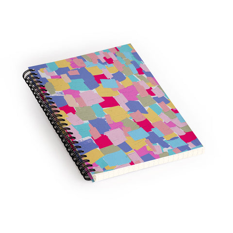 Emanuela Carratoni Abstract Painting 2 Spiral Notebook