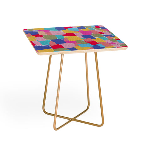 Emanuela Carratoni Abstract Painting 2 Side Table