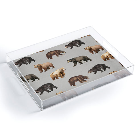 Emanuela Carratoni Bears Theme Acrylic Tray