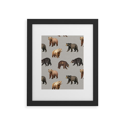 Emanuela Carratoni Bears Theme Framed Art Print