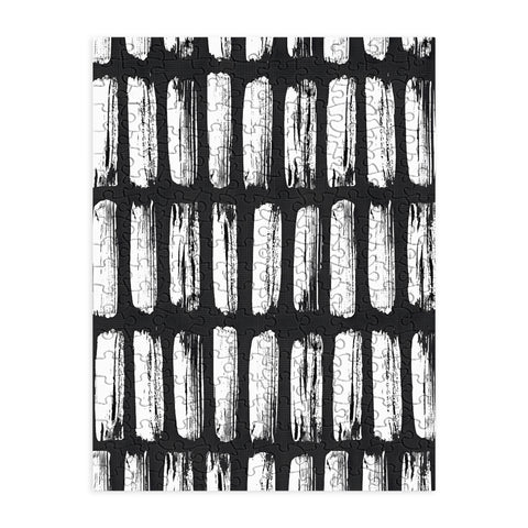 Emanuela Carratoni Black and White Texture Puzzle