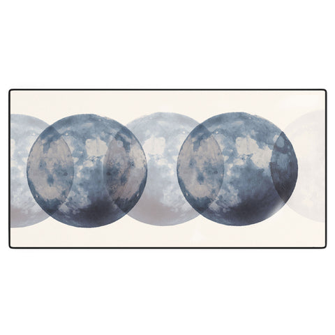 Emanuela Carratoni Blue Moon Phases Desk Mat