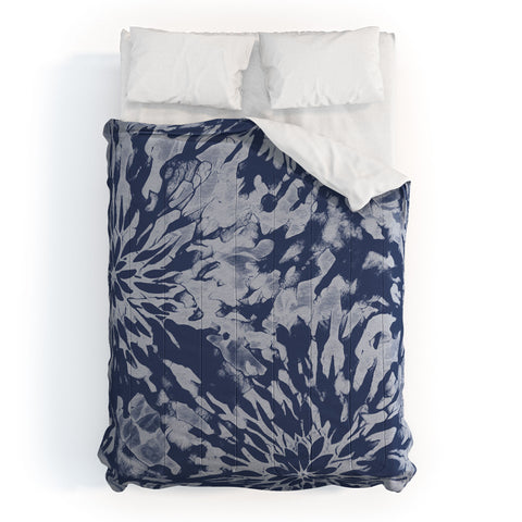 Emanuela Carratoni Blue Tie Dye Comforter