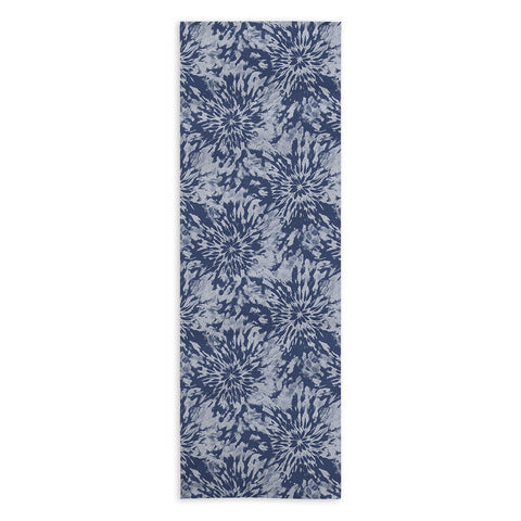Emanuela Carratoni Blue Tie Dye Yoga Towel