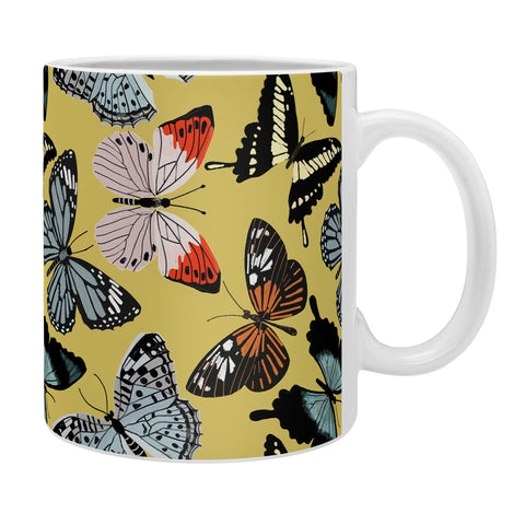 Emanuela Carratoni Boho Butterflies Coffee Mug