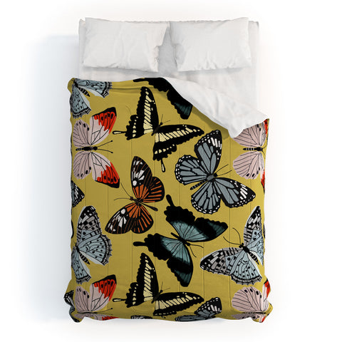 Emanuela Carratoni Boho Butterflies Comforter