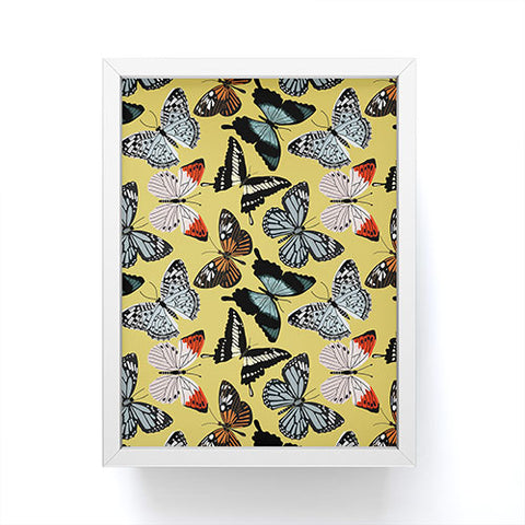 Emanuela Carratoni Boho Butterflies Framed Mini Art Print