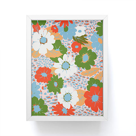 Emanuela Carratoni Bold Flowers Framed Mini Art Print