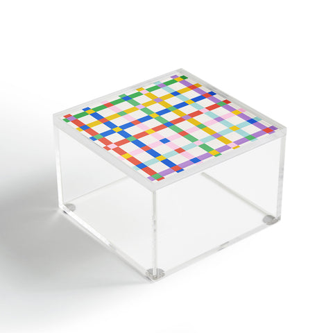 Emanuela Carratoni Checkered Crossings Acrylic Box