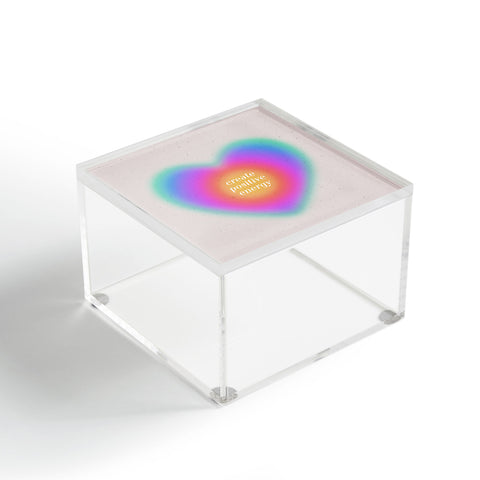 Emanuela Carratoni Create Positive Energy Acrylic Box
