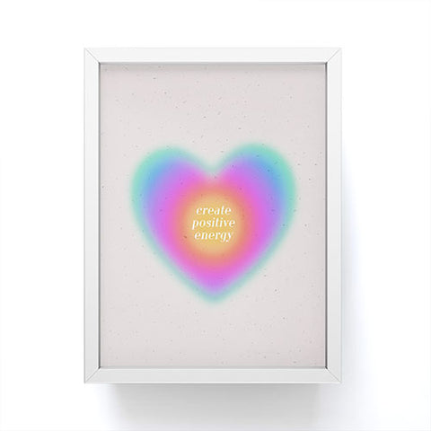Emanuela Carratoni Create Positive Energy Framed Mini Art Print
