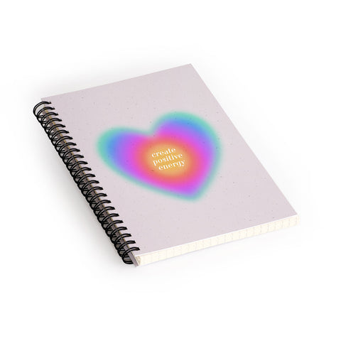 Emanuela Carratoni Create Positive Energy Spiral Notebook