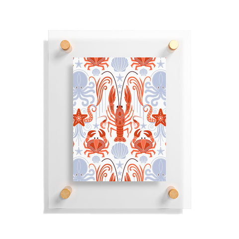 Emanuela Carratoni Crustacean Symphony Floating Acrylic Print