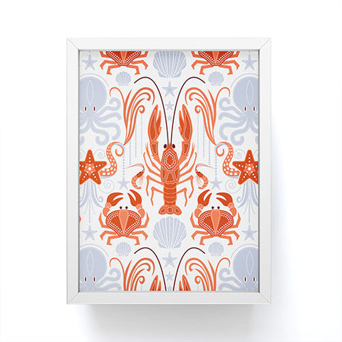 Emanuela Carratoni Crustacean Symphony Framed Mini Art Print