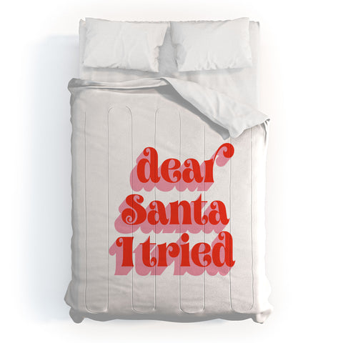 Emanuela Carratoni Dear Santa I tried Comforter