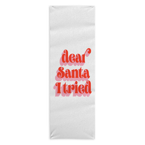 Emanuela Carratoni Dear Santa I tried Yoga Towel