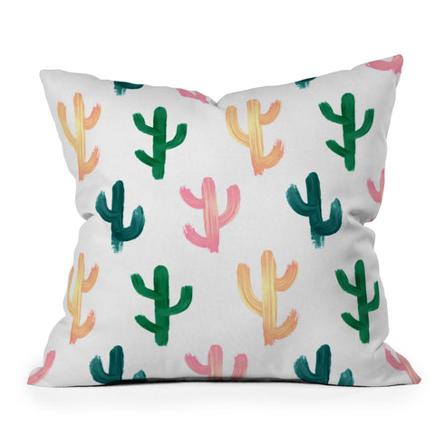 Emanuela Carratoni Desert Pattern Outdoor Throw Pillow