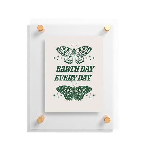 Emanuela Carratoni Earth Day Every Day Floating Acrylic Print