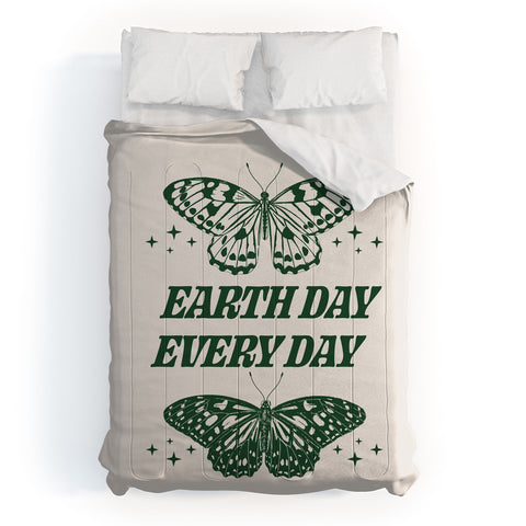 Emanuela Carratoni Earth Day Every Day Comforter