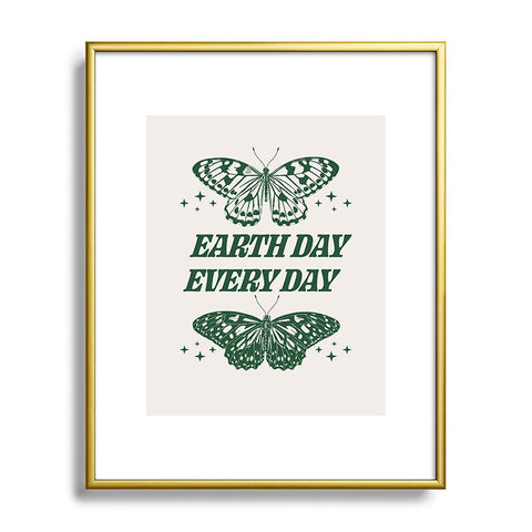 Emanuela Carratoni Earth Day Every Day Metal Framed Art Print