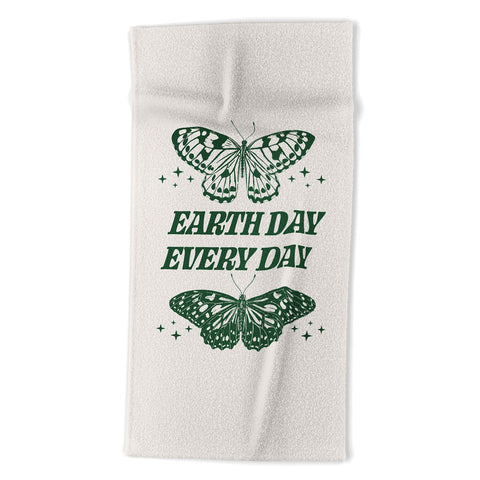 Emanuela Carratoni Earth Day Every Day Beach Towel