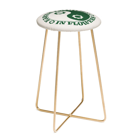Emanuela Carratoni Eearth Laughs in Flowers Counter Stool
