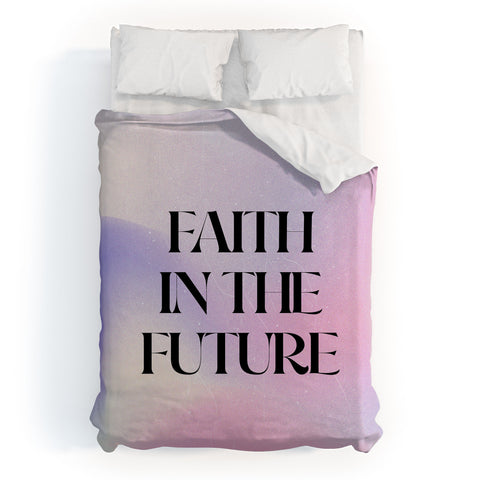Emanuela Carratoni Faith the Future Duvet Cover