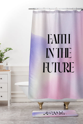 Emanuela Carratoni Faith the Future Shower Curtain And Mat