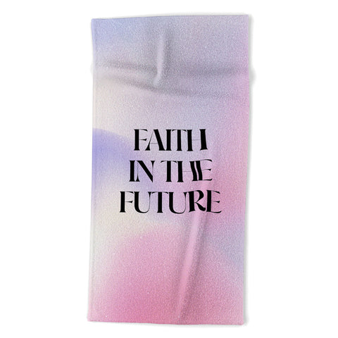 Emanuela Carratoni Faith the Future Beach Towel