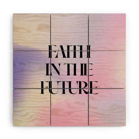 Emanuela Carratoni Faith the Future Wood Wall Mural