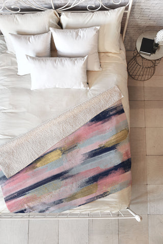 Emanuela Carratoni Festive Colors 2 Fleece Throw Blanket