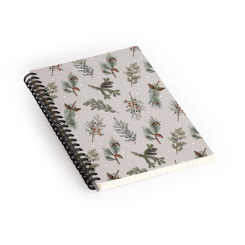 Emanuela Carratoni Festive Forest Spiral Notebook