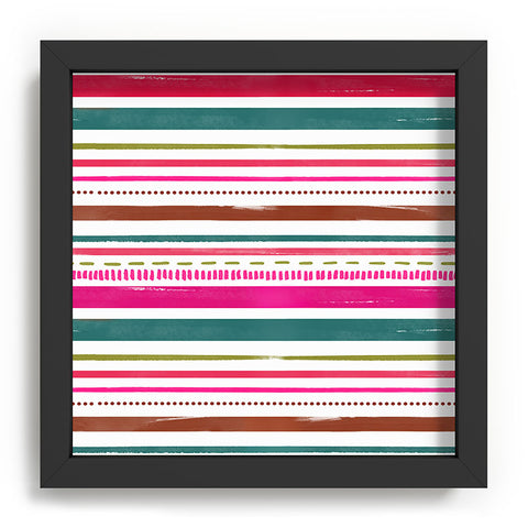 Emanuela Carratoni Holiday Painted Texture Recessed Framing Square