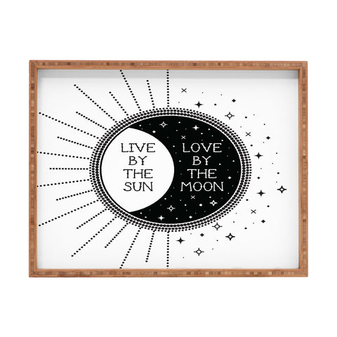 Emanuela Carratoni Live by the Sun Love by the Mo Rectangular Tray