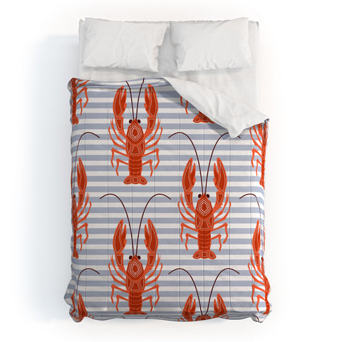 Emanuela Carratoni Lobster Dance Comforter