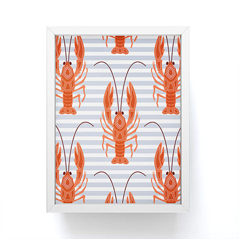 Emanuela Carratoni Lobster Dance Framed Mini Art Print