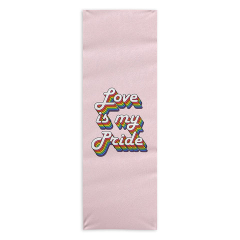 Emanuela Carratoni Love is my Pride Yoga Towel