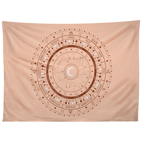 Emanuela Carratoni Lunar Calendar 2021 Tapestry
